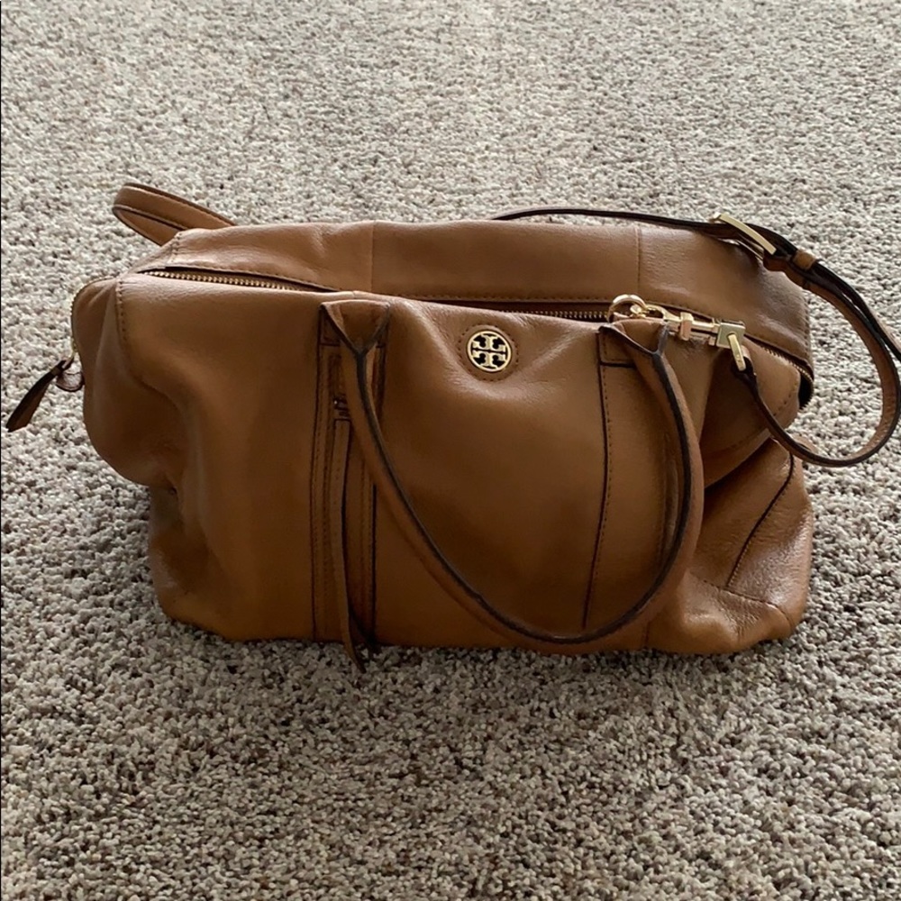 Torch Burch Brody Leather Satchel Bag